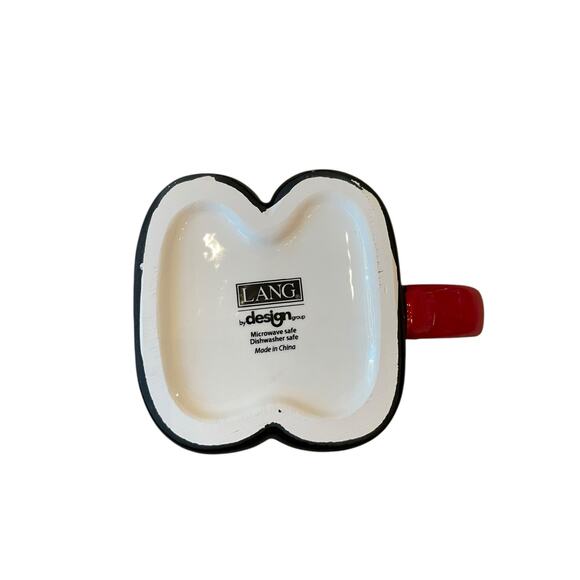 Lang Christmas Tea For One Winking Santa Teapot With Lid 12oz Cup New - Picture 15 of 16